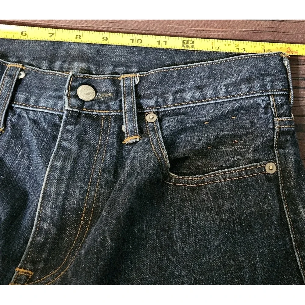 J.Crew 770 Jeans Mens‎ 30x31  Slim straight Leg Dark Indigo Blue Denim